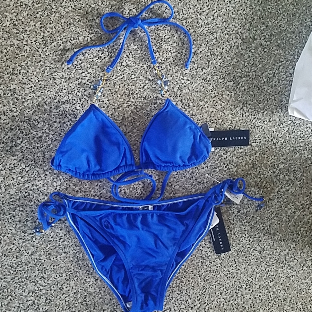 NWT Ralph Lauren Bikini Bathing Suit Set Small